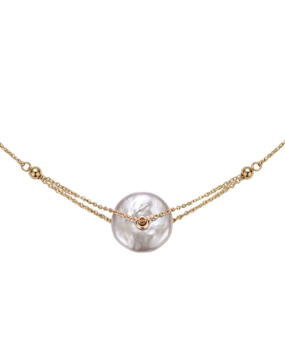 Baroque Pendant Pearl Necklace