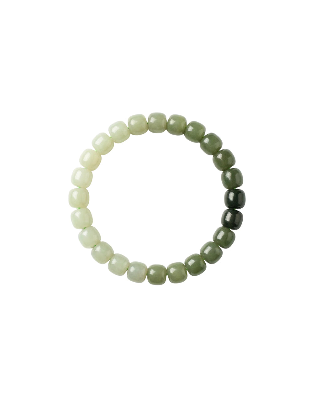 Ombre Beaded Jade Bracelet
