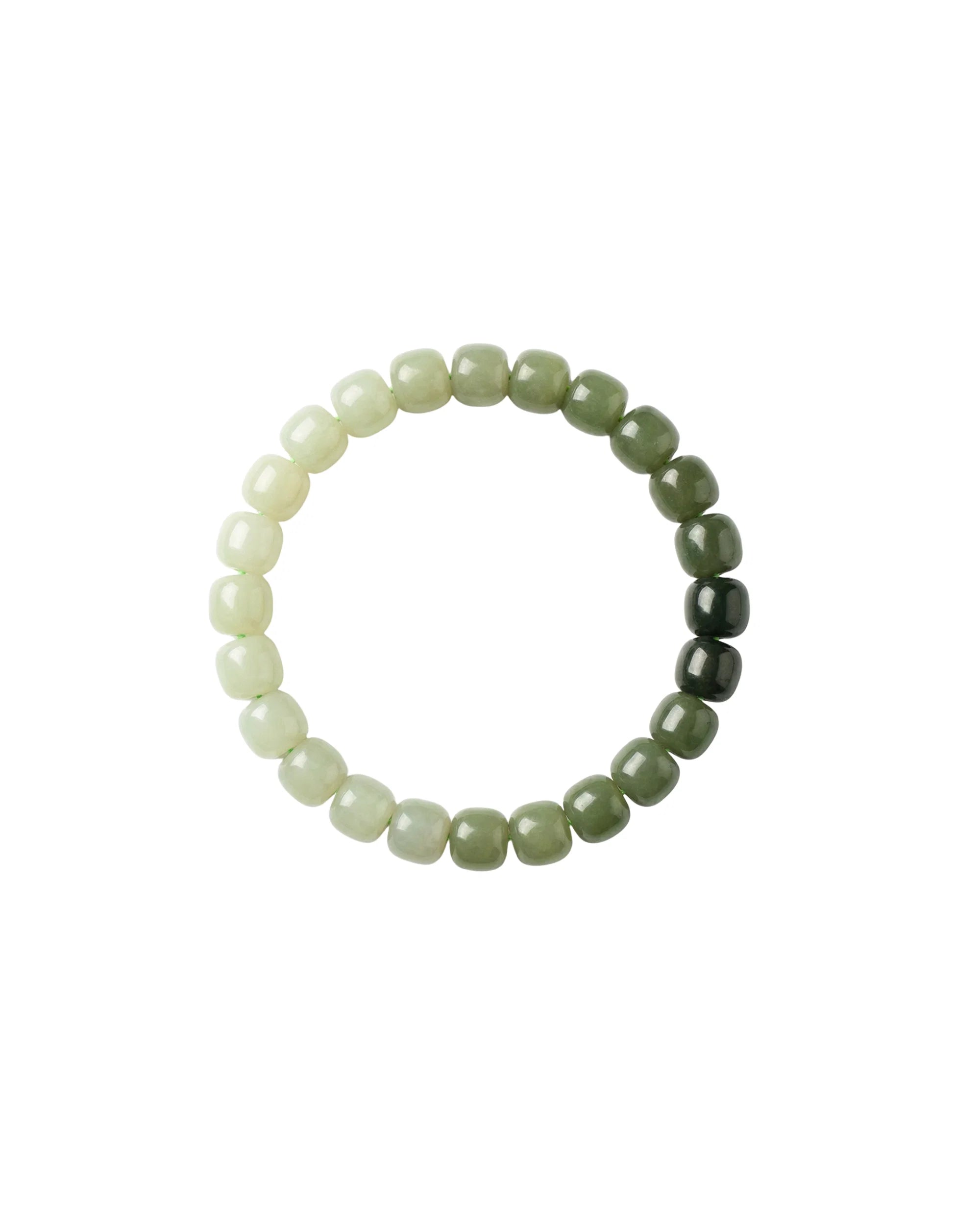 Ombre Beaded Jade Bracelet