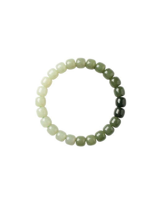 Ombre Beaded Jade Bracelet